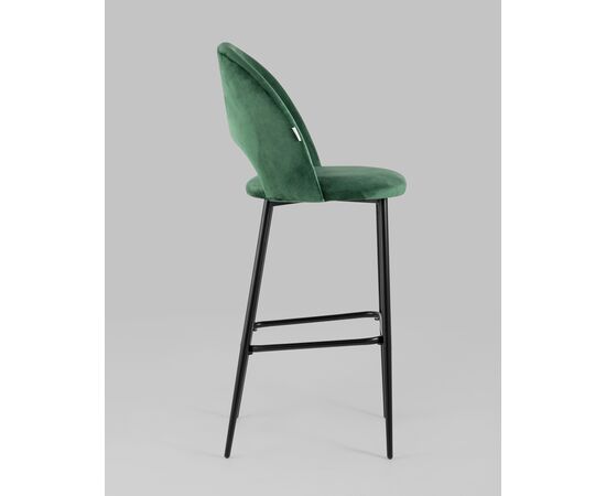 Стул барный Меган велюр зеленый 2 шт, изображение 4 | Интернет магазин мебели и декора LifeDekor