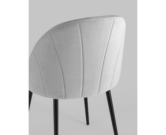 Стул Логан NEW велюр светло-серый 2 шт, изображение 7 | Интернет магазин мебели и декора LifeDekor