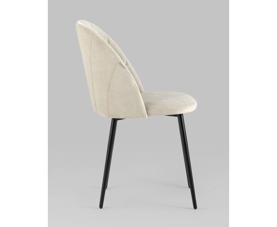 Стул Логан NEW велюр бежевый 2 шт, изображение 4 | Интернет магазин мебели и декора LifeDekor