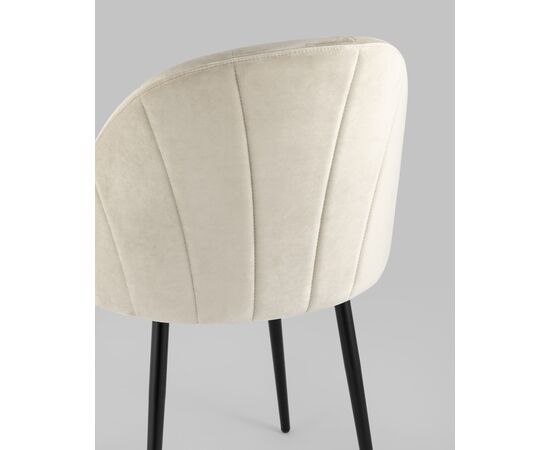 Стул Логан NEW велюр бежевый 2 шт, изображение 7 | Интернет магазин мебели и декора LifeDekor