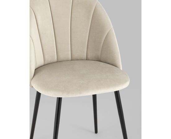 Стул Логан NEW велюр бежевый 2 шт, изображение 8 | Интернет магазин мебели и декора LifeDekor