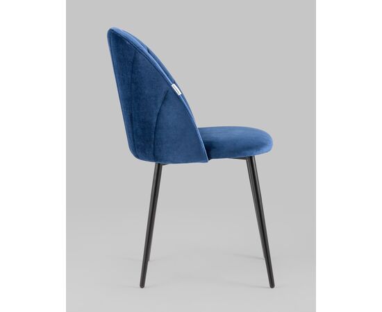 Стул Логан NEW велюр синий 2 шт, изображение 4 | Интернет магазин мебели и декора LifeDekor
