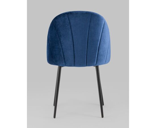 Стул Логан NEW велюр синий 2 шт, изображение 5 | Интернет магазин мебели и декора LifeDekor