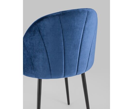 Стул Логан NEW велюр синий 2 шт, изображение 7 | Интернет магазин мебели и декора LifeDekor