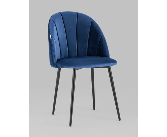 Стул Логан NEW велюр синий 2 шт, изображение 2 | Интернет магазин мебели и декора LifeDekor
