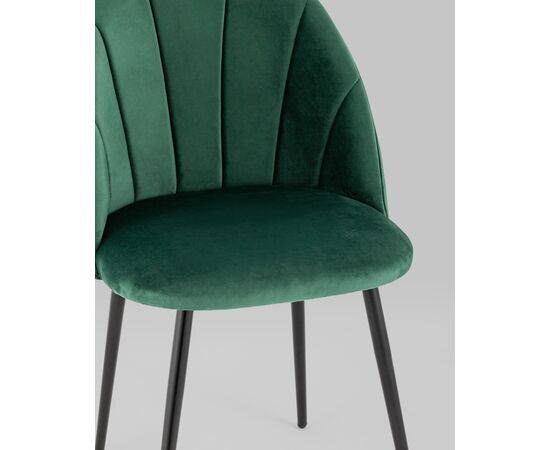 Стул Логан NEW велюр зелёный 2 шт, изображение 8 | Интернет магазин мебели и декора LifeDekor