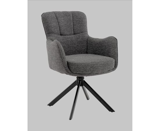 Стул обеденный Eima тёмно-серый, изображение 2 | Интернет магазин мебели и декора LifeDekor