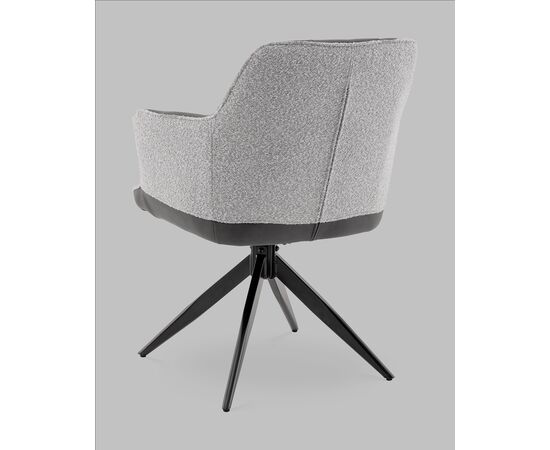 Стул обеденный Naya серый экокожа букле, изображение 6 | Интернет магазин мебели и декора LifeDekor