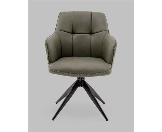 Стул обеденный Naya зеленый экокожа букле, изображение 3 | Интернет магазин мебели и декора LifeDekor