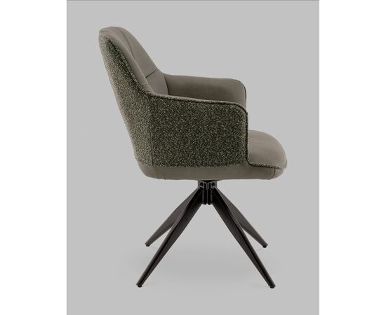 Стул обеденный Naya зеленый экокожа букле, изображение 4 | Интернет магазин мебели и декора LifeDekor