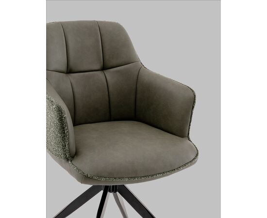 Стул обеденный Naya зеленый экокожа букле, изображение 8 | Интернет магазин мебели и декора LifeDekor