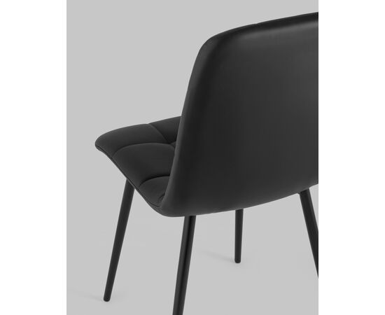 Стул Oliver экокожа черный 2 шт, изображение 7 | Интернет магазин мебели и декора LifeDekor