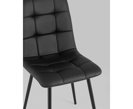 Стул Oliver экокожа черный 2 шт, изображение 8 | Интернет магазин мебели и декора LifeDekor