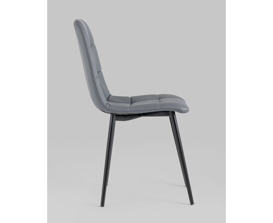 Стул Oliver экокожа серый 2 шт., изображение 4 | Интернет магазин мебели и декора LifeDekor