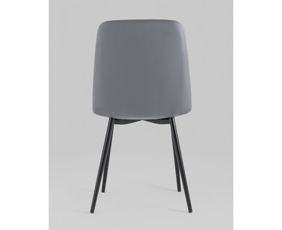 Стул Oliver экокожа серый 2 шт., изображение 5 | Интернет магазин мебели и декора LifeDekor