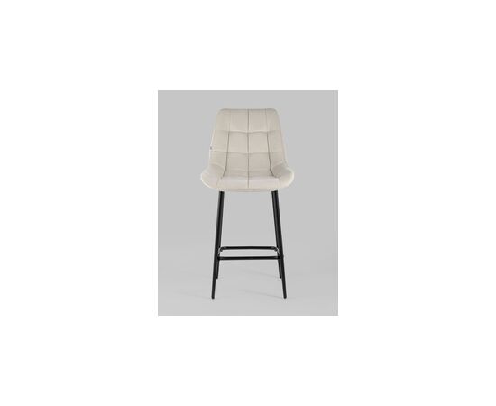 Стул полубарный Флекс велюр бежевый 2 шт., изображение 3 | Интернет магазин мебели и декора LifeDekor