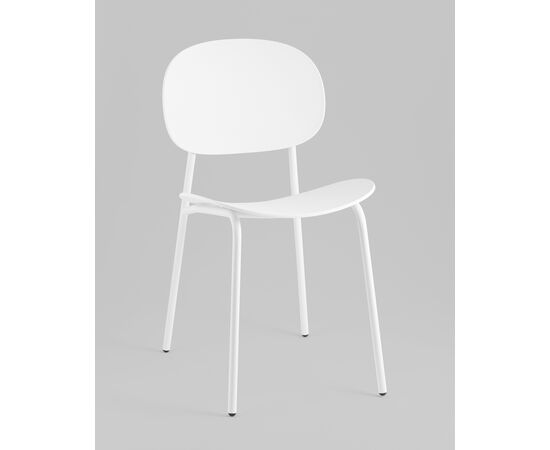 Стул Edie пластик белый NP, изображение 3 | Интернет магазин мебели и декора LifeDekor