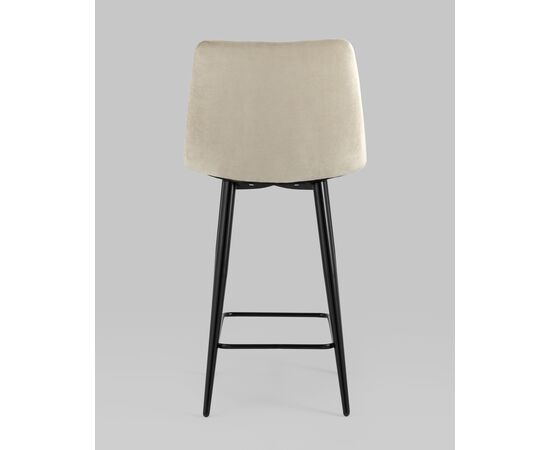 Стул полубарный Джанго велюр бежевый 2 шт., изображение 5 | Интернет магазин мебели и декора LifeDekor