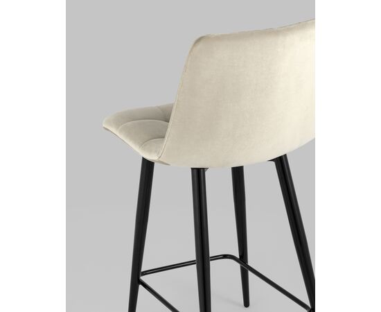 Стул полубарный Джанго велюр бежевый 2 шт., изображение 7 | Интернет магазин мебели и декора LifeDekor