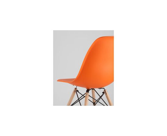 Стул Eames Style DSW оранжевый (разборный каркас), изображение 7 | Интернет магазин мебели и декора LifeDekor
