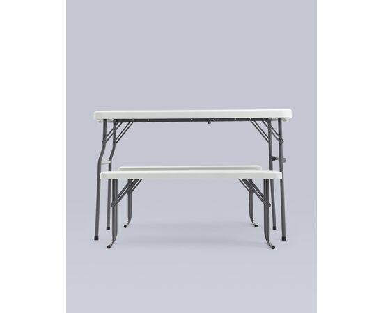 Комплект стола и двух скамеек Кейт белый, изображение 5 | Интернет магазин мебели и декора LifeDekor