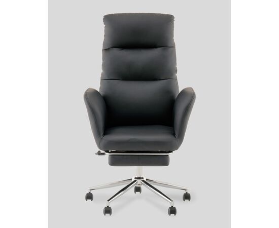 Кресло руководителя TopChairs Solid с оттоманкой черный, изображение 6 | Интернет магазин мебели и декора LifeDekor