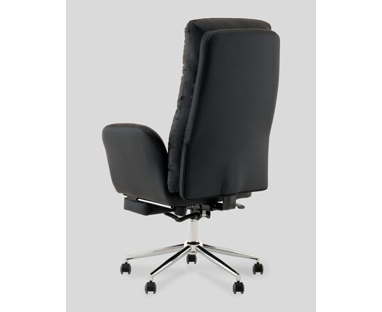 Кресло руководителя TopChairs Solid с оттоманкой черный, изображение 10 | Интернет магазин мебели и декора LifeDekor