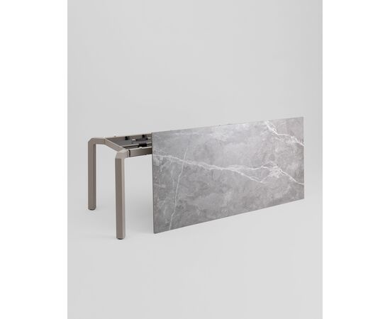 Стол обеденный Varden раскладной 180-240х90 см керамика серый, изображение 8 | Интернет магазин мебели и декора LifeDekor