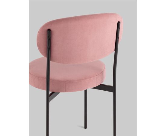 Стул Бриф DD велюр пыльно-розовый, изображение 7 | Интернет магазин мебели и декора LifeDekor