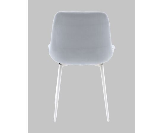 Стул Флекс N светло-серый белые ножки, изображение 6 | Интернет магазин мебели и декора LifeDekor