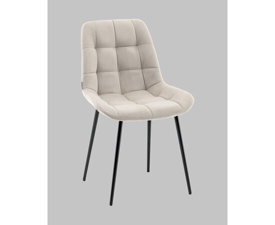 Стул Флекс N велюр бежевый, изображение 2 | Интернет магазин мебели и декора LifeDekor