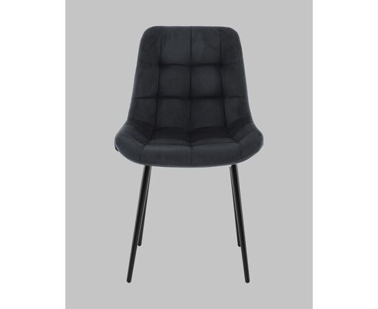 Стул Флекс N велюр черный, изображение 3 | Интернет магазин мебели и декора LifeDekor