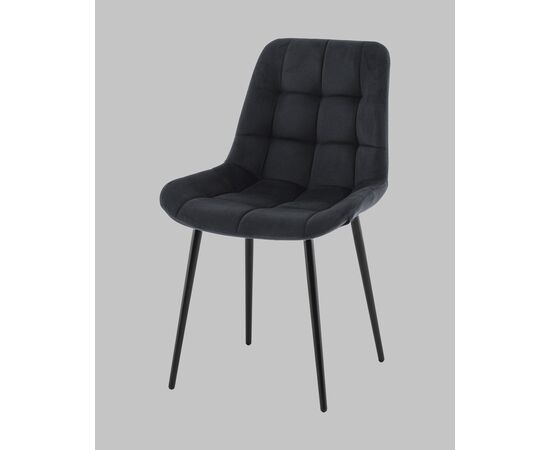 Стул Флекс N велюр черный, изображение 4 | Интернет магазин мебели и декора LifeDekor