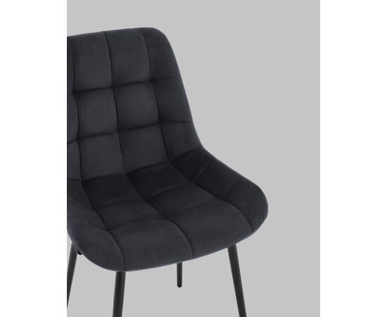 Стул Флекс N велюр черный, изображение 9 | Интернет магазин мебели и декора LifeDekor