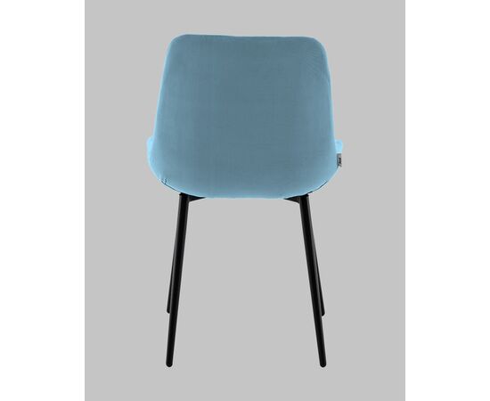 Стул Флекс N велюр пыльно-голубой, изображение 6 | Интернет магазин мебели и декора LifeDekor