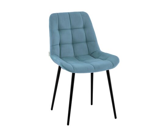 Стул Флекс N велюр пыльно-голубой | Интернет магазин мебели и декора LifeDekor
