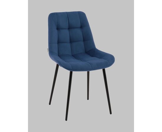 Стул Флекс N велюр синий, изображение 2 | Интернет магазин мебели и декора LifeDekor