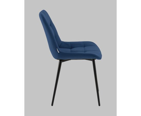 Стул Флекс N велюр синий, изображение 5 | Интернет магазин мебели и декора LifeDekor