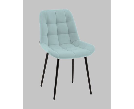 Стул Флекс N велюр светло-голубой, изображение 2 | Интернет магазин мебели и декора LifeDekor