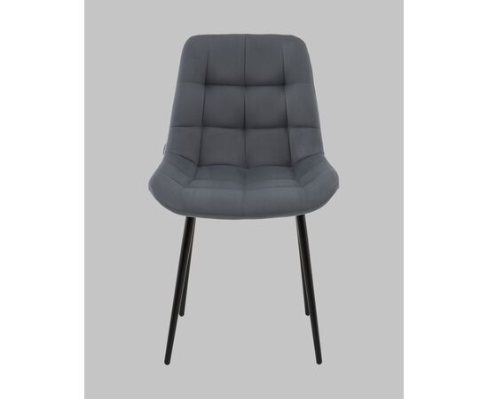 Стул Флекс N велюр тёмно-серый, изображение 3 | Интернет магазин мебели и декора LifeDekor