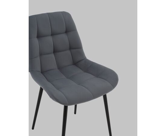 Стул Флекс N велюр тёмно-серый, изображение 9 | Интернет магазин мебели и декора LifeDekor