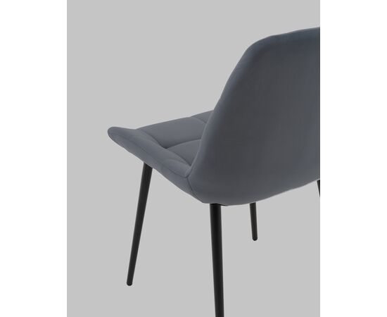 Стул Флекс N велюр тёмно-серый, изображение 8 | Интернет магазин мебели и декора LifeDekor