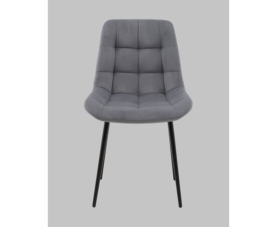 Стул Флекс N велюр велютто серый, изображение 5 | Интернет магазин мебели и декора LifeDekor