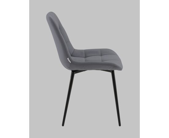 Стул Флекс N велюр велютто серый, изображение 7 | Интернет магазин мебели и декора LifeDekor