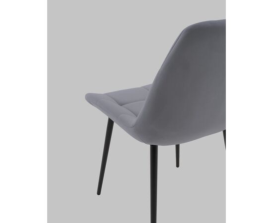 Стул Флекс N велюр велютто серый, изображение 10 | Интернет магазин мебели и декора LifeDekor