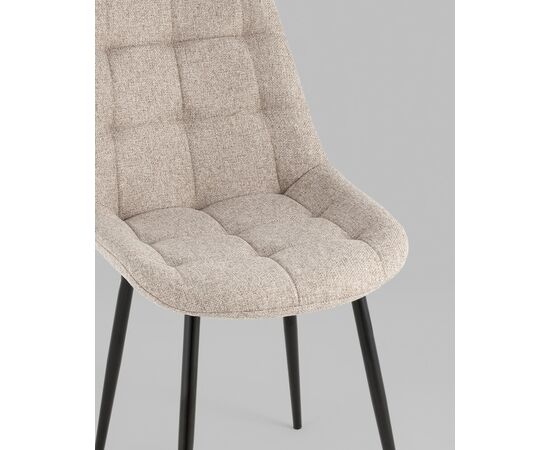 Стул Флекс New рогожка Lumos бежевый, изображение 5 | Интернет магазин мебели и декора LifeDekor