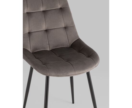 Стул Флекс New велюр антрацитовый, изображение 10 | Интернет магазин мебели и декора LifeDekor