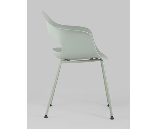 Стул Lady пластик серо-зеленый 4 шт., изображение 4 | Интернет магазин мебели и декора LifeDekor