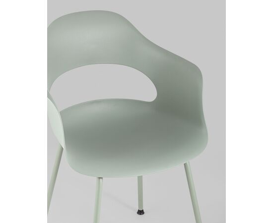 Стул Lady пластик серо-зеленый 4 шт., изображение 8 | Интернет магазин мебели и декора LifeDekor