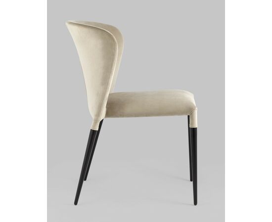 Стул Лори велюр бежевый, изображение 6 | Интернет магазин мебели и декора LifeDekor